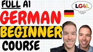 Learn German for Beginners  Full Course  German Course A1 for Beginners  Learn German for free [upl. by Iorgos]