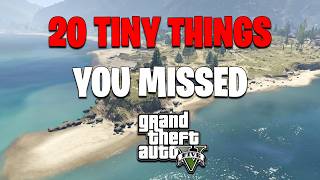 20 Tiny Details You Never Noticed in GTA 5 [upl. by Ellenad]