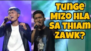 J Lalrosanga vs Lalsangliana  Tunge Mizo Hlaah Che Tha Zawk  RamBoss React [upl. by Etennaej]