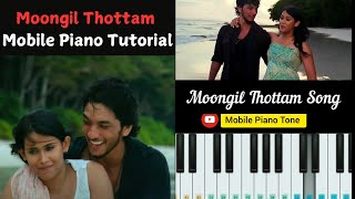 Moongil Thottam Song Mobile Piano Tutorial  Moongil Thottam  Kadal  ARRahman  Tutorial video [upl. by Annorah]