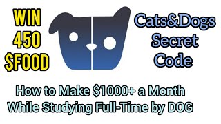 CatsampDogs Secret CodeHow to Make 1000 a Month While  by DOGکد مخفی ویدئو کتس اند داگز [upl. by Calva460]