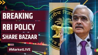 MarketLIVE  अपने शेयर्स के बारे में पूछें सवाल Share Market Live Updates  Stocks News RBI Policy [upl. by Barncard661]