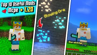 Top 10 Useful Mods For Minecraft Pe 120  Best Mods For Minecraft Pe 120  Devay Gaming [upl. by Eimilb468]