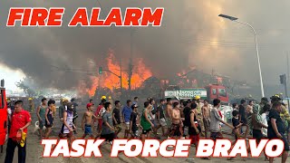 Fire alarm at Aroma Barangay 105 Tondo Manila  Task Force Bravo  091424 [upl. by Ahsiken943]