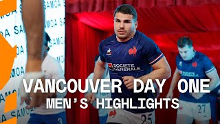 Antoine Dupont makes SVNS debut Vancouver HSBC SVNS Day One Mens Highlights [upl. by Pip61]