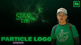 Particle TextLogo tutorial after effects  FREE PROJECT FILE [upl. by Aneerak809]