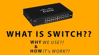 What is Switch  Network Device  How Switch Works  Why We Use Switch  By Why amp How [upl. by Araid770]