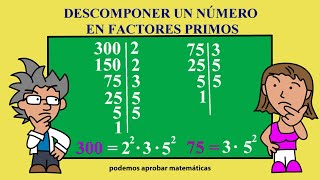 Descomponer en factores primos [upl. by Aibonez737]