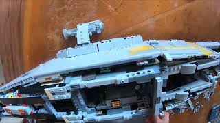 Star Wars Lego Razor Crest Build pt 4 [upl. by Villiers]