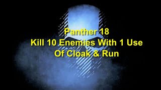 Ghost Recon Breakpoint  Panther Rank 18  Kill 10 Enemies With 1 Use Of Cloak amp Run NEW [upl. by Flyn]