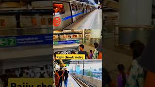 Delhi Metro station🚈🚈🚈 Rajiv Chowk 2024 welcome to Delhi metro [upl. by Gavra]