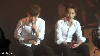 140818 EXO Talk  Best Luck  Chen Focus [upl. by Kcirtapnaes]