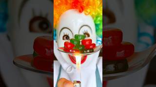 Clown’s GENIUS LOLLIPOP FOOD HACK 🍭😱👻shorts funny comedy ytshorts tiktok viral food [upl. by Gebhardt]