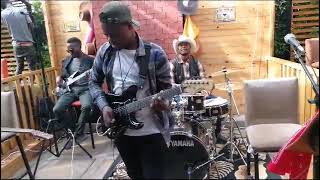 THIS GUITARIST IS FIRE 🔥🔥🔥🔥 blues techniq drum bass lead blues sunday jamming nairobi kenya [upl. by Nivlam58]