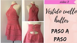 VESTIDO tejido al crochet para dama  Parte 13 [upl. by Michale258]