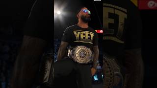 Yeet 🔥 Jey Uso with new IC championship wwe2k24 shorts jeyuso yeet [upl. by Lemej]