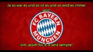 Hino do Bayern de Munique com legenda e tradução [upl. by Aelgna]