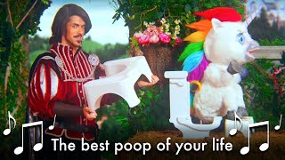 ♫ The Best Poop of Your Life Best Poop of Your Life ♫  SquattyPotty [upl. by Zerat555]