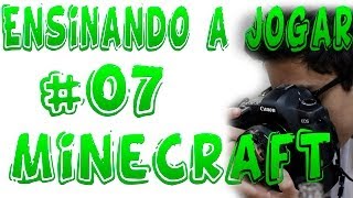 Ensinando a Jogar Minecraft 7  Obisidian amp Torre Principal D [upl. by Aicilram]