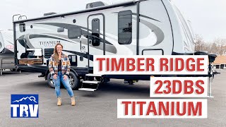 New 2022 Outdoors RV Timber Ridge 23DBS Titanium Series Four Seasons Bunk Bed Trailer [upl. by Redienhcs]