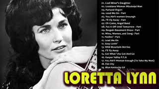 Loretta Lynn Greatest Hits Playlist  Loretta Lynn Best Songs Country Hits Of All time [upl. by Buskus]