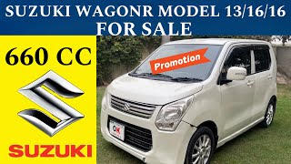 Suzuki Wagon R Model 20131616 For Sale  660 cc  cars for sale in pakistan carsinpakistan cars [upl. by Yleek]