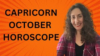 CAPRICORN  October Horoscope [upl. by Christi]