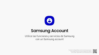 Samsung  Crea y disfruta de los beneficios de tu Samsung account 🤩 [upl. by Ellainad]