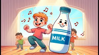 quotThe Milky Melody A Song About Milk For Kidsquot  JollyLand [upl. by Imrots]