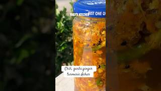 Immunity booster pickle recipe  homemade Achar❤️ Helps in digestion🔥pialiskitchen shorts [upl. by Melburn]