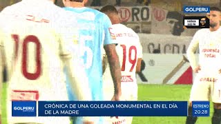 Universitario de Deportes goleó a Sporting Cristal y es puntero del Torneo Apertura  CRÓNICA [upl. by Etom]