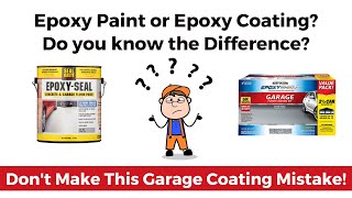 Epoxy Paint vs Epoxy Coating Do you know the difference  Dont Make This Mistake [upl. by Anaul]