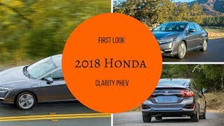 First Look 2018 Honda Clarity PHEV [upl. by Affer659]