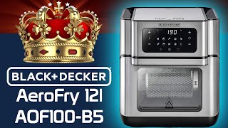 Air Fryer Oven 12l Black  Decker AeroFry AOF100 B5 [upl. by Schulze813]