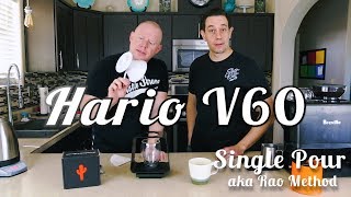 Hario V60  Single Pour aka Rao Method [upl. by Atinahs]