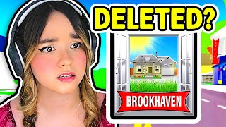 ROBLOX BROOKHAVEN Is Getting DELETED in 2024 [upl. by Gnilhsa]