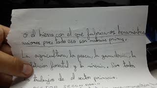 Los trabajos del sector primario  secundario y el terciario [upl. by Koblick]