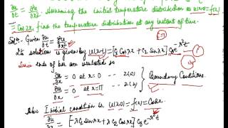 One Dimensional Heat Equation Solution Examples Part 2 [upl. by Oneill69]