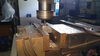 Manual Milling Machine Job Work [upl. by Lorenzo10]