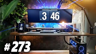 Room Tour Project 273  BEST Desk amp Gaming Setups [upl. by Ahsiener]