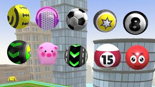 Going Balls vs Rolling Ball Sky Escape  The Ultimate Speed Challenge [upl. by Watts244]