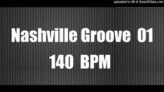 Nashville Groove 140 BPM  Drum Backing Track  Country 01 [upl. by Namad]