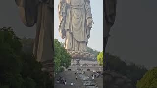 China Wuxis Lingshan Grand Buddha Statue travel mainlandchina wuxi lingshan buddha statue [upl. by Onimod]