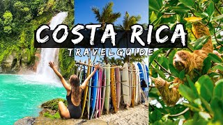 COSTA RICA URLAUB 2024  24 Wochen Reiseroute  SICHERHEIT  Tipps amp Highlights Backpacking Doku [upl. by Riccardo]