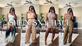 SHEIN SXY Collection Haul  Affordable Trendy Fashion TryOn [upl. by Lareneg]