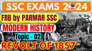 MODERN HISTORY FOR SSC  REVOLT OF 1857  PARMAR SSC [upl. by Fiedler]