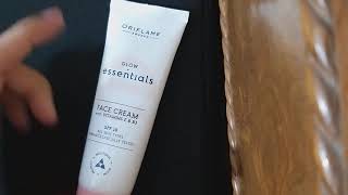 Oriflame Glow Essentials Face cream with Vit E and B3  affordable cream [upl. by Yssak781]