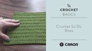 Crochet ScDc Rows [upl. by Tod]