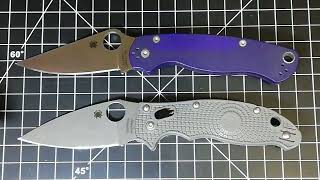 Spyderco PM2 vs Manix2 S110V vs Maxamet [upl. by Kelbee]