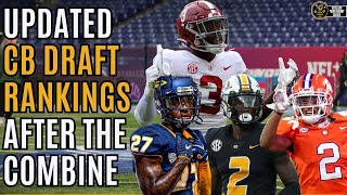 NEW CB Draft Prospect Rankings amp Steelers Fits After the Combine [upl. by Nauqyaj]